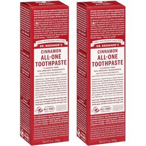 COPY - Qty (2) Dr. Bronner's Cinnamon All-One Fluoride-Free Toothpaste